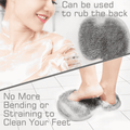 Exfoliating Shower Scrubber: Silicone Foot Mat with Wall-Mounted Suction Cups (Buy 1 Get 1 Free)