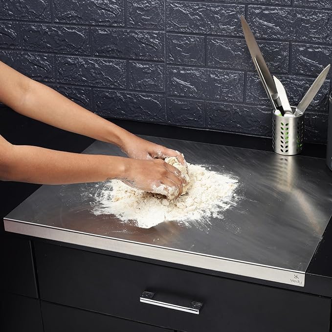Stainless Steel Chopping Board & Kitchen Countertop