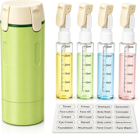 4-in-1 Travel Refillable Bottle Set