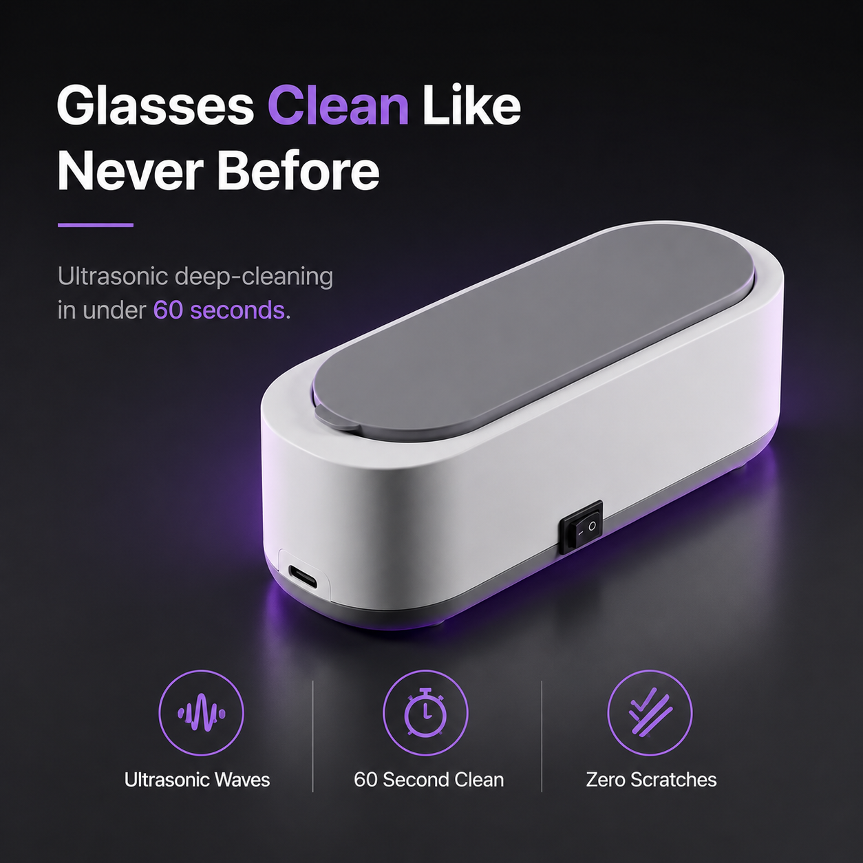 Clenzo™ Ultrasonic Cleaner